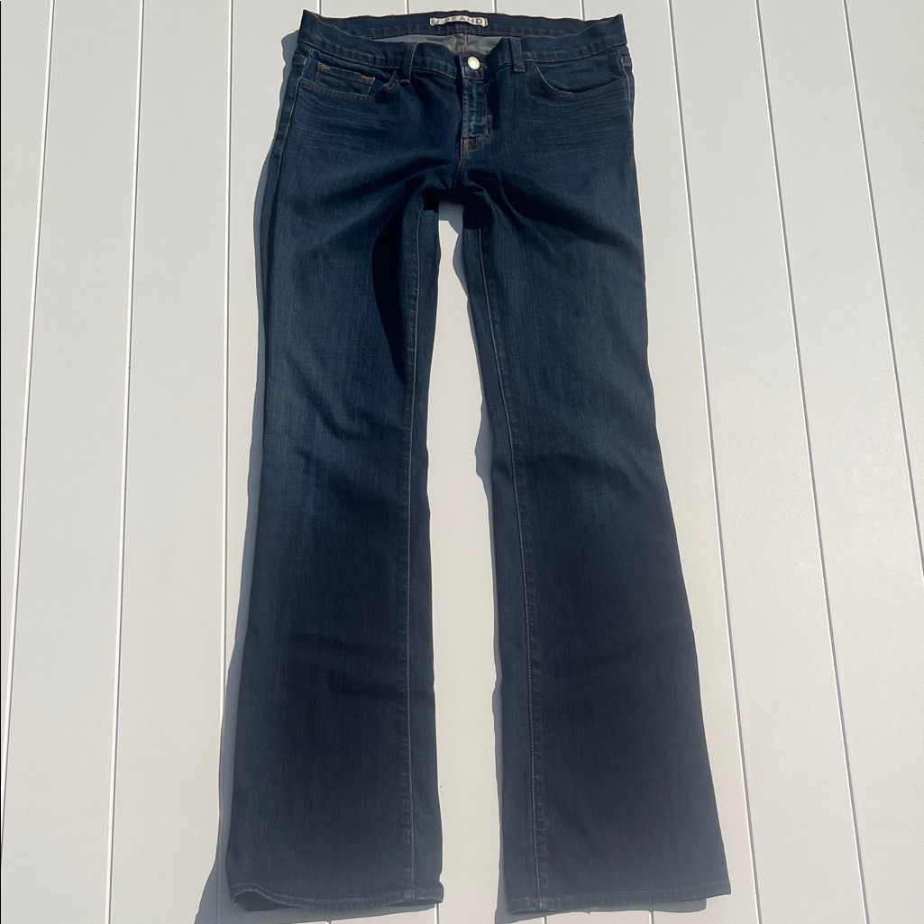 J Brand Deep Indigo Flare Jeans